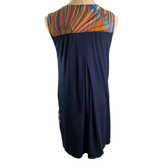 Medium Tiny Anthropologie Women's Shoreline Tunic Sheer V-Neck Sleeveless - Picture 4 of 9